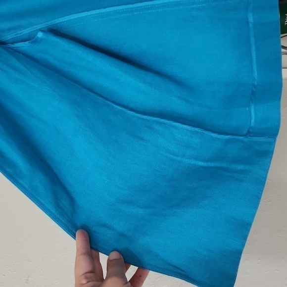 100% Irish Linen Talbots Blazer Jacket Contemporary Career Office Formal Dressy - Picture 15 of 16